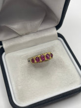 Load image into Gallery viewer, 18ct gold ruby ring
