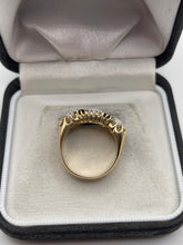 Load image into Gallery viewer, 9ct gold opal and garnet ring
