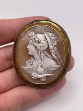 Load image into Gallery viewer, 15ct gold cameo brooch
