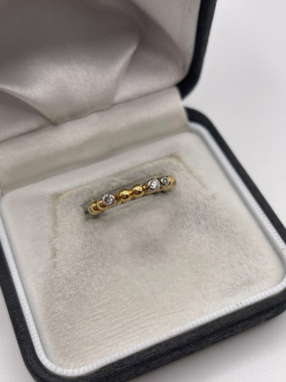 18ct gold diamond ring