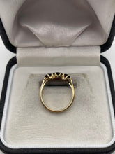 Load image into Gallery viewer, 9ct gold garnet ring
