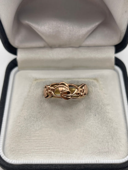 Clogau 9ct two tone gold ring