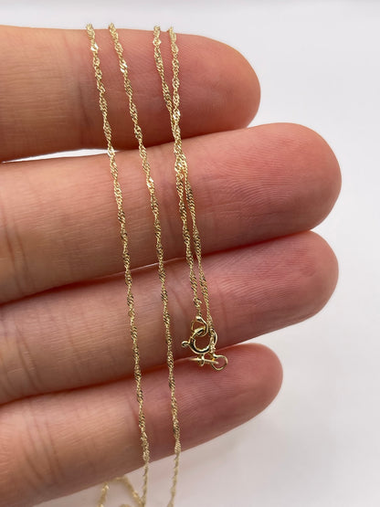 9ct gold chain 576