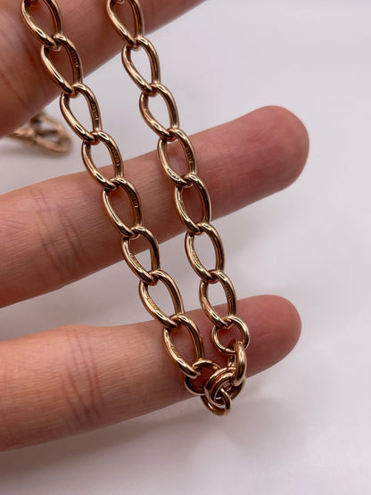 9ct rose gold chain 496