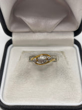 Load image into Gallery viewer, 18ct gold platinum diamond ring
