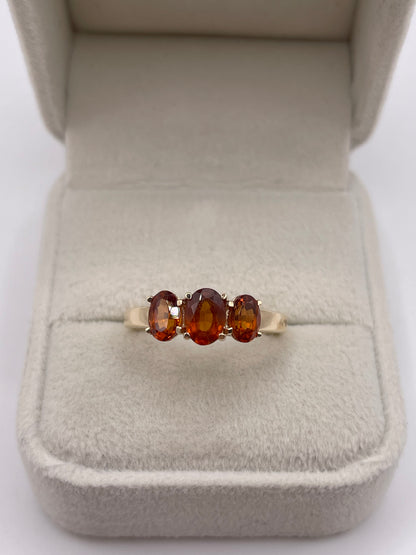 9ct gold citrine ring