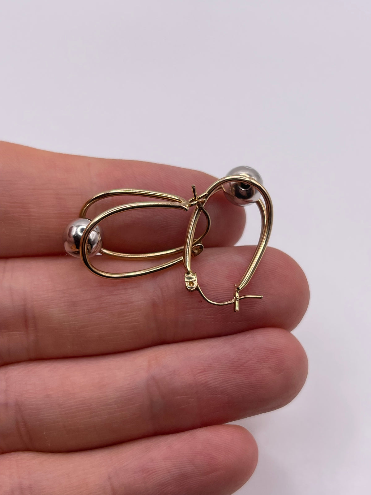 9ct gold Creole earrings