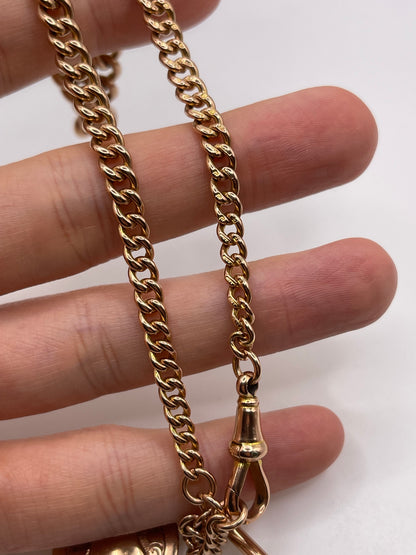 9ct rose gold chain 629