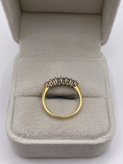 18ct gold 33 point diamond ring