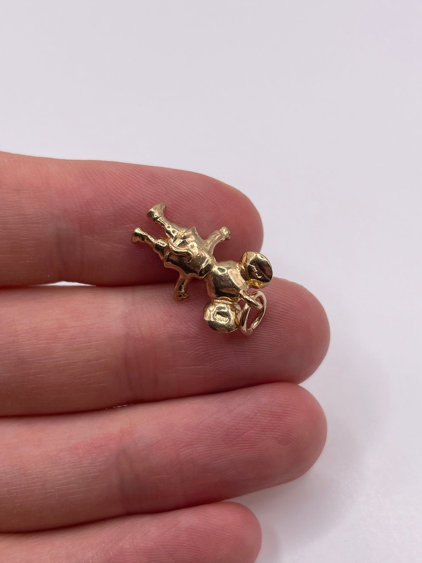 9ct gold character charm