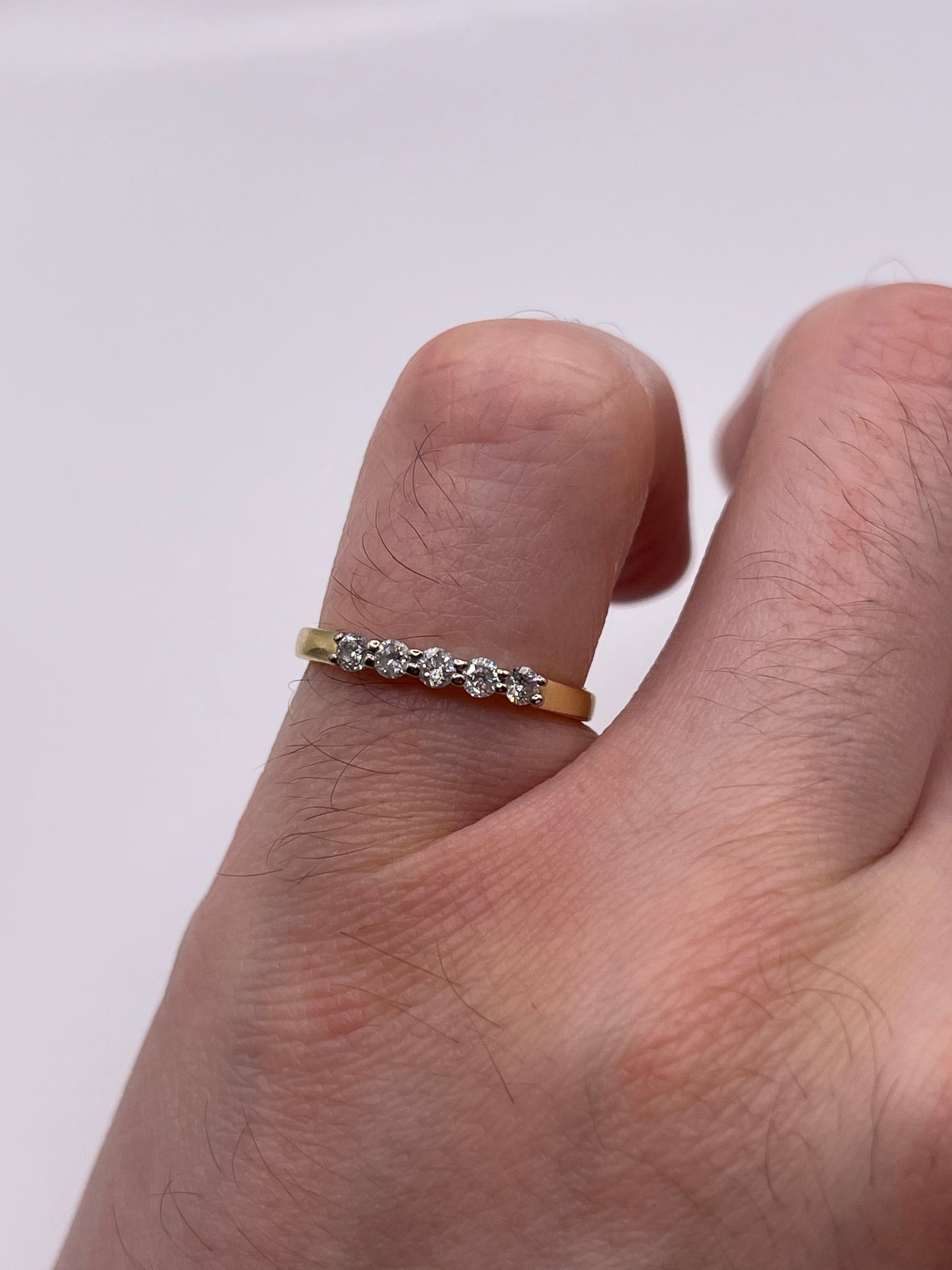 18ct gold diamond ring