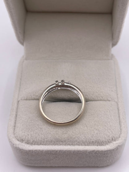9ct white gold diamond ring