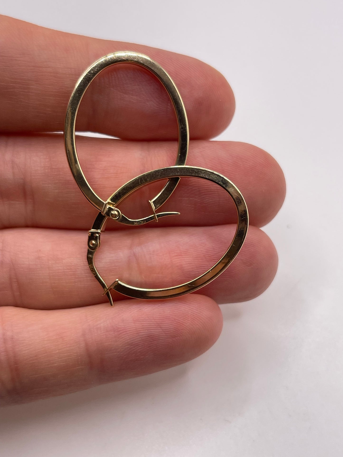 9ct gold Creole earrings