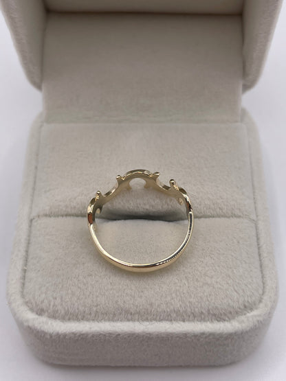 9ct gold horseshoe ring
