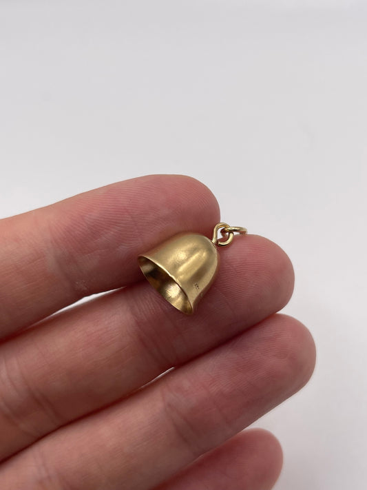 9ct gold bell charm