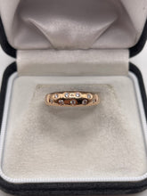 Load image into Gallery viewer, 14ct rose gold cz ring
