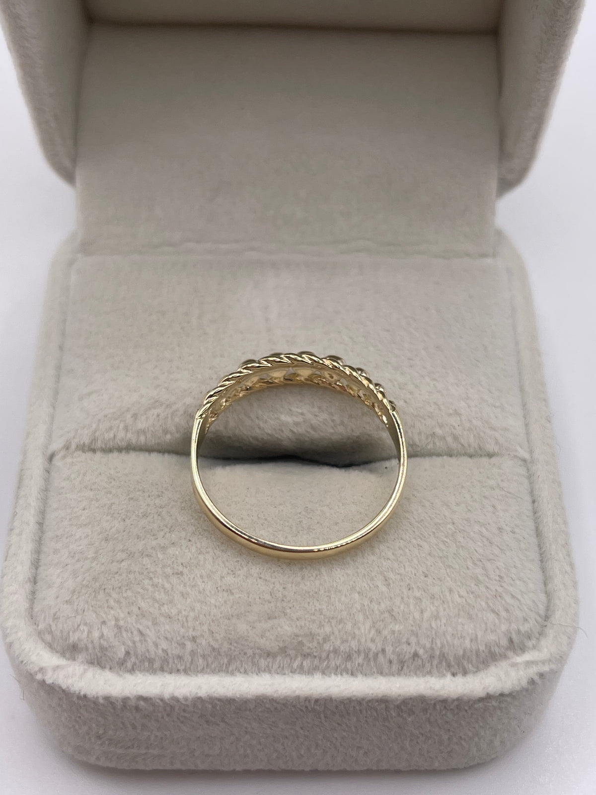 9ct gold keepers ring