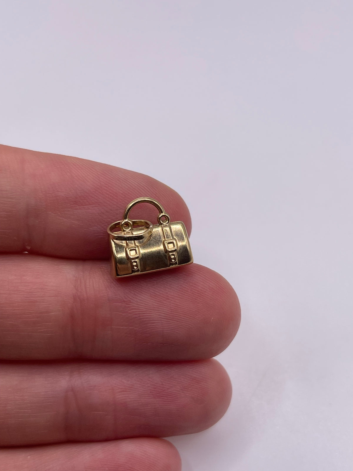 9ct gold bag charm