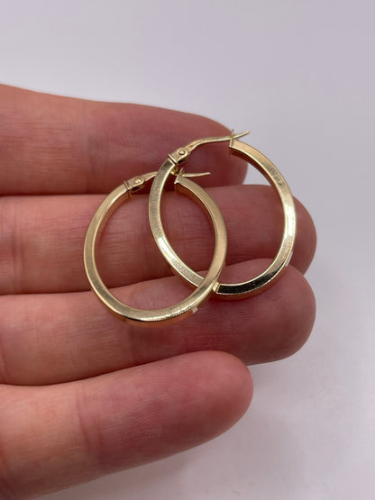 9ct gold Creole earrings