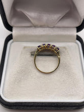 Load image into Gallery viewer, 9ct gold amethyst ring
