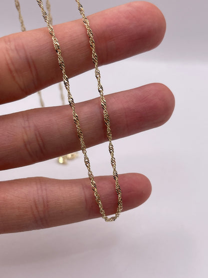 9ct gold chain 377