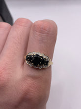 Load image into Gallery viewer, 9ct gold sapphire and diamond ring
