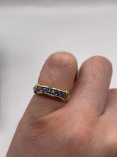 Load image into Gallery viewer, 9ct gold tanzanite ring
