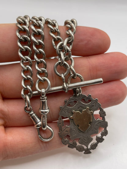 Antique silver Albert chain