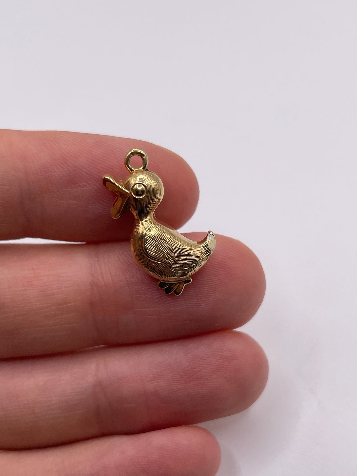 9ct gold duck charm