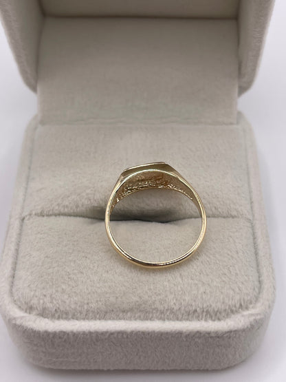 9ct gold signet ring