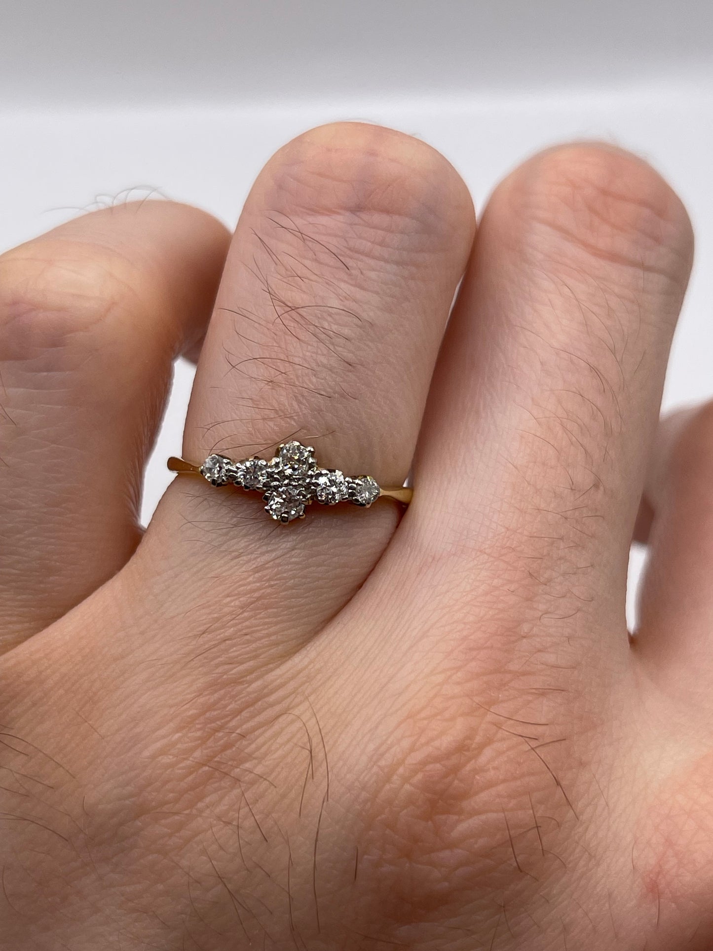 18ct gold diamond ring