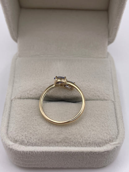 9ct gold tanzanite ring