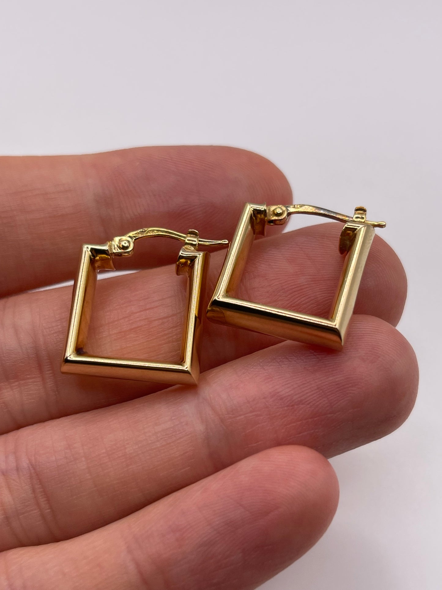 9ct gold Creole earrings