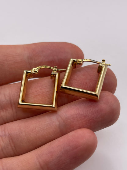 9ct gold Creole earrings
