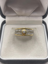 Load image into Gallery viewer, 14ct gold diamond ring
