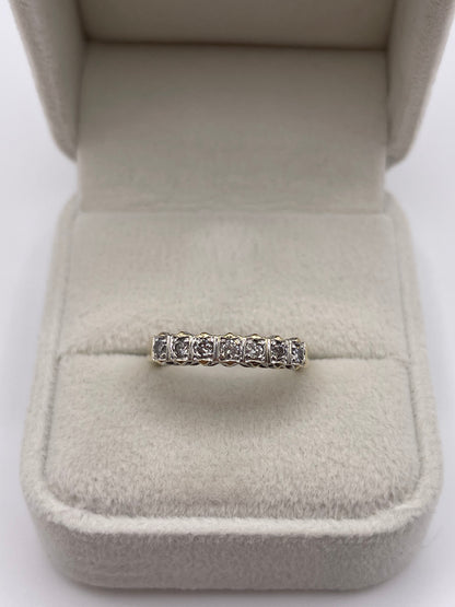9ct gold diamond ring