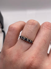 Load image into Gallery viewer, 9ct gold sapphire and diamond ring

