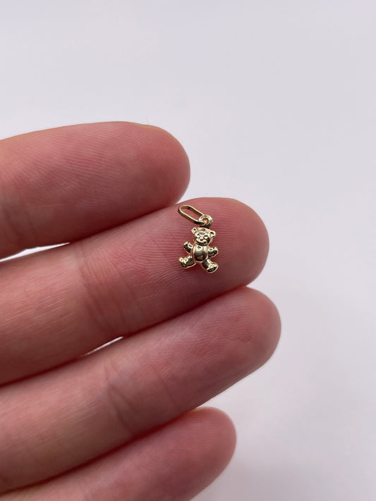 9ct gold teddy bear charm