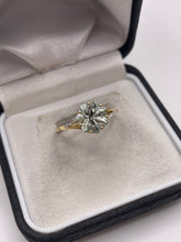 Load image into Gallery viewer, Glenn Lehrer 9ct gold green amethyst and diamond ring
