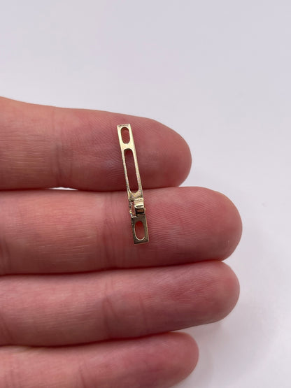 9ct gold diamond pendant