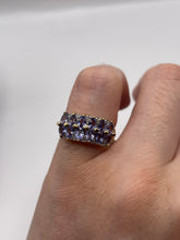 Load image into Gallery viewer, 9ct gold tanzanite and diamond ring
