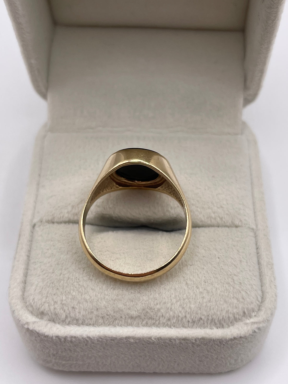 9ct gold onyx signet ring