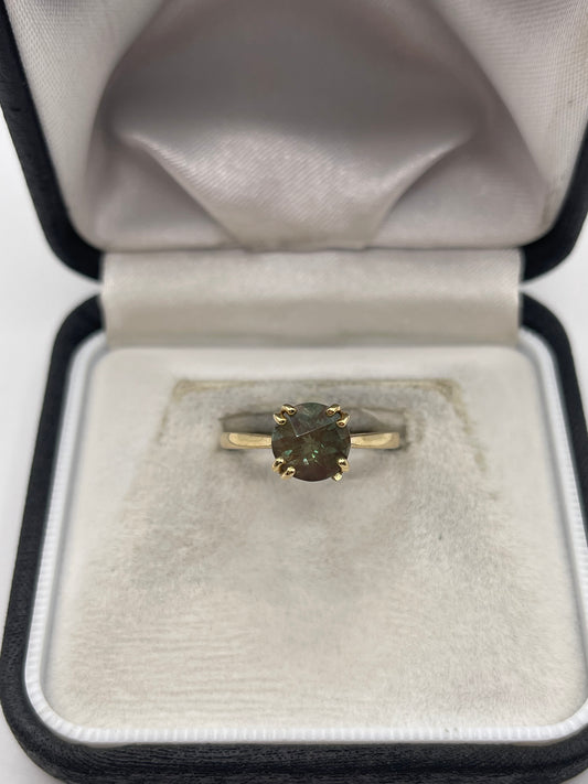 9ct gold quartz ring