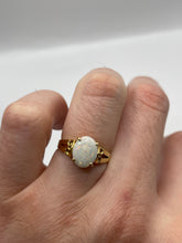 Load image into Gallery viewer, 18ct gold opal ring
