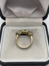 Load image into Gallery viewer, 9ct gold topaz and diamond ring

