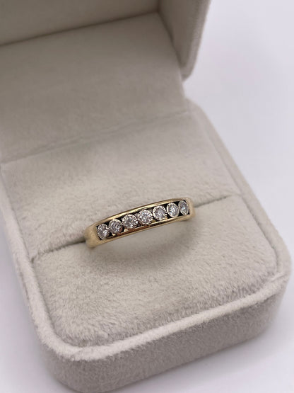 9ct gold diamond ring