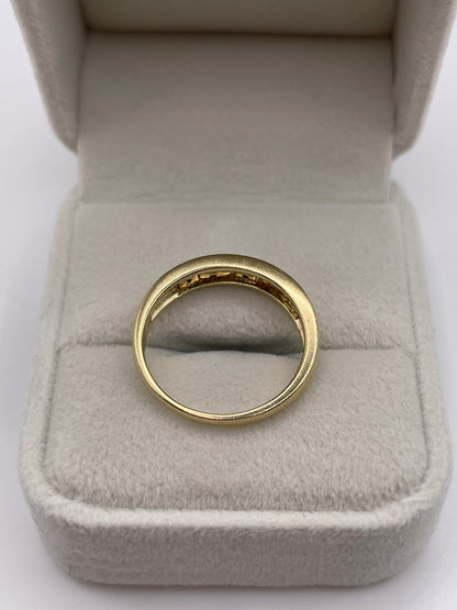 9ct gold diamond ring