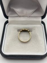 Load image into Gallery viewer, 9ct gold turquoise and pearl ring
