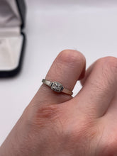 Load image into Gallery viewer, 9ct white gold diamond ring
