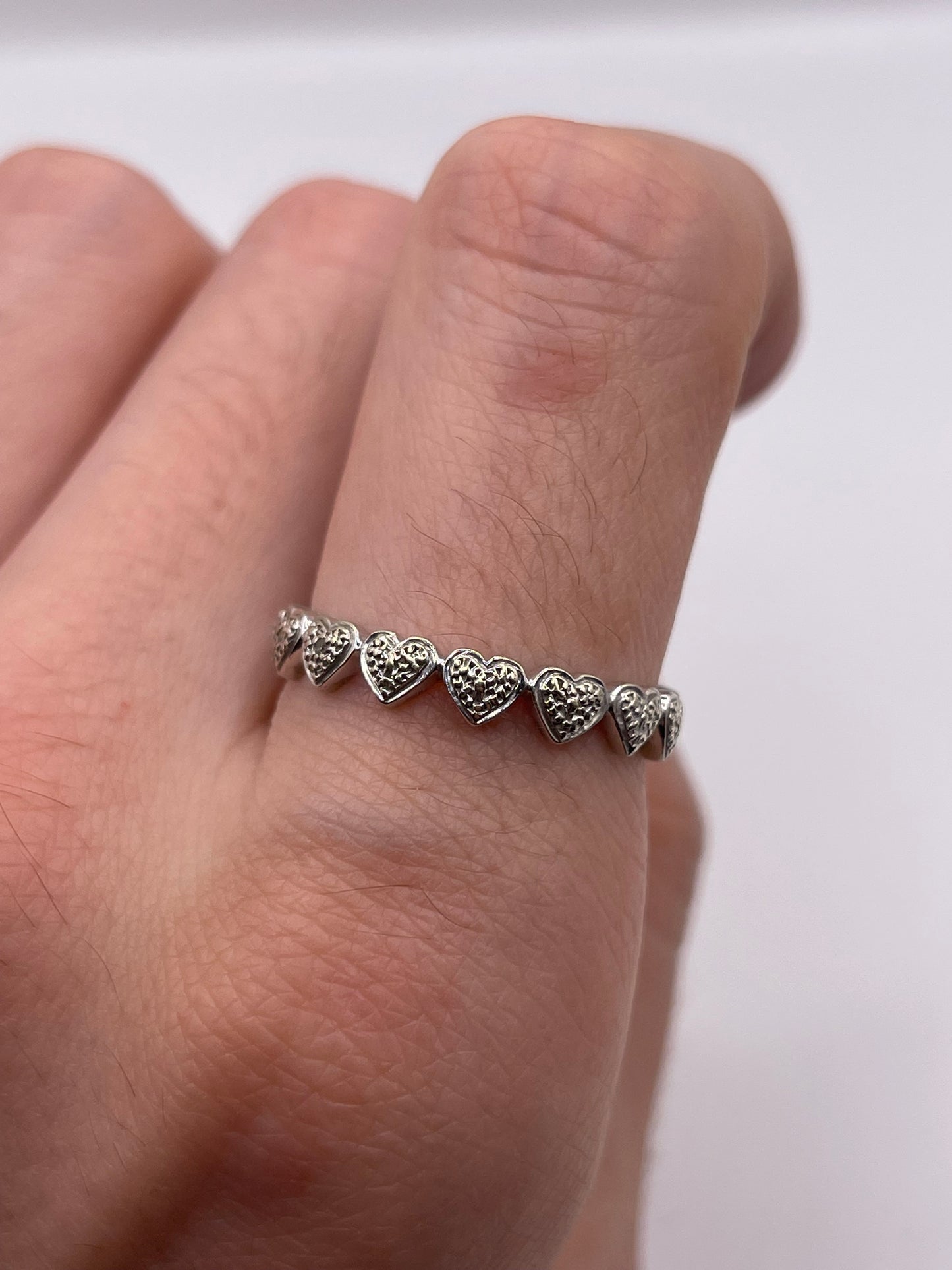 9ct white gold diamond eternity ring